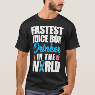 Type 1 Diabetes Awareness Fastest Juice Box Drinke T-Shirt