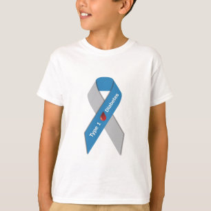 Type 1 Diabetes Awareness Ribbon T-Shirt