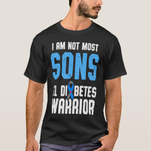 Type 1 Diabetes Awareness Sons T1D Warrior Survivo T-Shirt