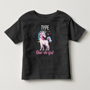 Type 1 Diabetes Awareness Unicorn Diabetic Patient Toddler T-Shirt