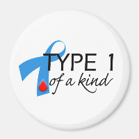 Type 1 Diabetes Blue Ribbon Awareness HOPE
