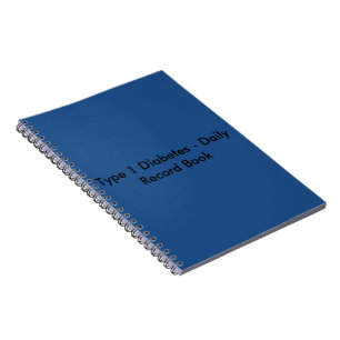 Type 1 Diabetes Daily Record Book