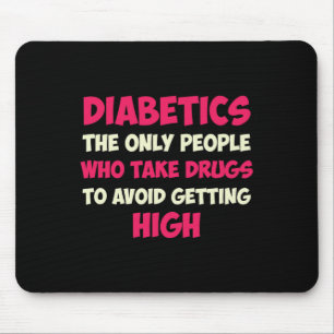 Type 1 Diabetes Mum Mother T1d Diabetic Awareness Mouse Mat