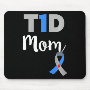 Type 1 Diabetes Mum - T1D Mum Mouse Mat
