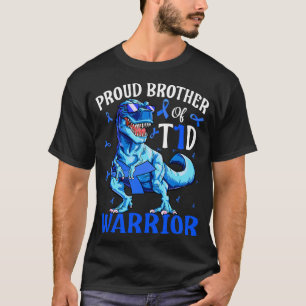 Type 1 Diabetes Proud Brother Of A T1D Warrior T-Shirt