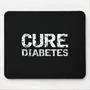 Type 1 Diabetes Quote for Diabetics Awareness Cure Mouse Mat