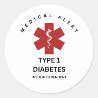 TYPE 1 DIABETES STICKERS