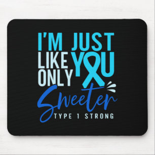 Type 1 Diabetes Strong T1d Awareness  Mouse Mat