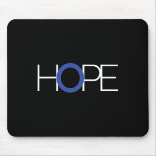 Type 1 Diabetes T1d Blue Circle Awareness Gift For Mouse Mat