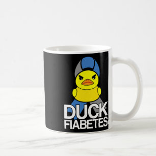 Type 1 Diabetes T1d Duck Fiabetes For Diabetes Awa Coffee Mug