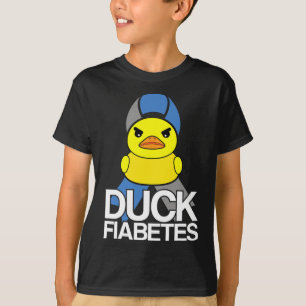 Type 1 Diabetes T1d Duck Fiabetes For Diabetes Awa T-Shirt