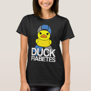 Type 1 Diabetes T1d Duck Fiabetes For Diabetes Awa T-Shirt