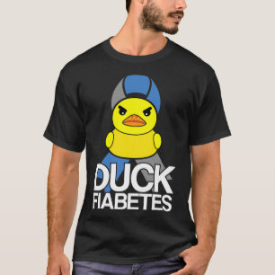 Type 1 Diabetes T1d Duck Fiabetes For Diabetes Awa T-Shirt