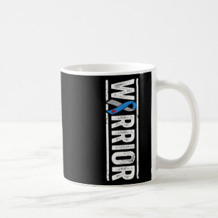 Type 1 Diabetes Warrior - Sideways Awareness Ribbo Coffee Mug