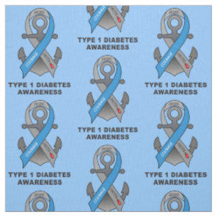 Type 1 Diabetes with Anchor of Hope Fabric