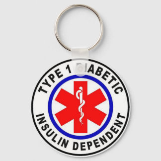Type 1 Diabetic Key Ring