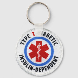 Type 1 Diabetic Key Ring