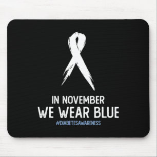 Type 2 and Type 1 Diabetes Awareness In November W Mouse Mat