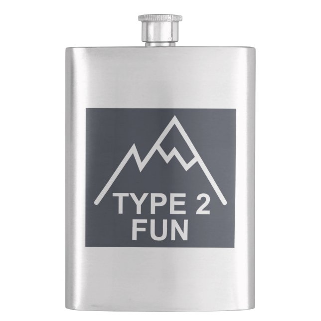 Type 2 Fun Hip Flask (Front)