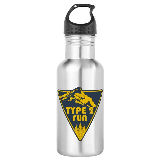 Type 2 Fun Mountains 532 Ml Water Bottle (Front)