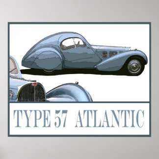 Type 57 Atlantic Poster