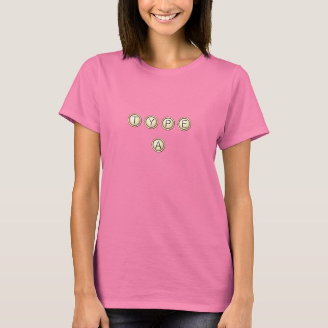 Type A — Type Keys T-Shirt (Front)