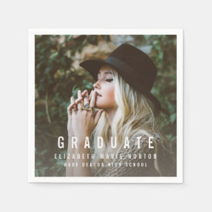 Type graduation napkins