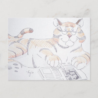 Type of cat, 5 letters... postcard