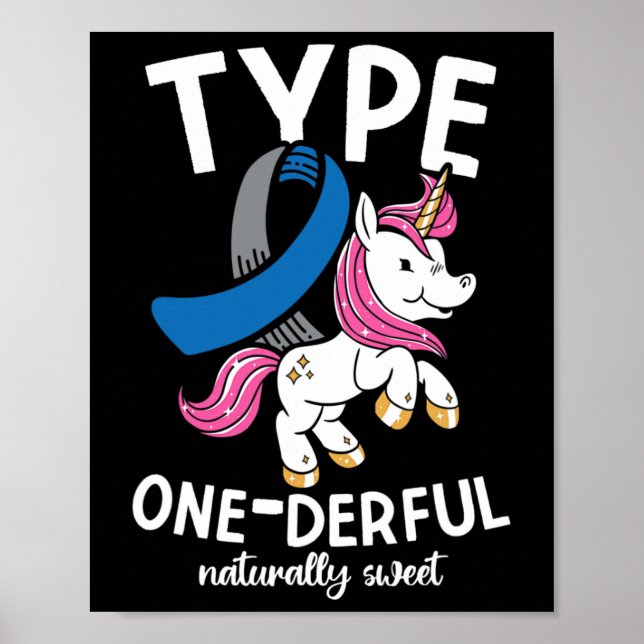 Type One Derful Naturally Sweet Diabetes  Poster (Front)