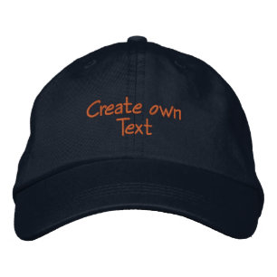 Type own text Hat-Cap Embroidered Hat