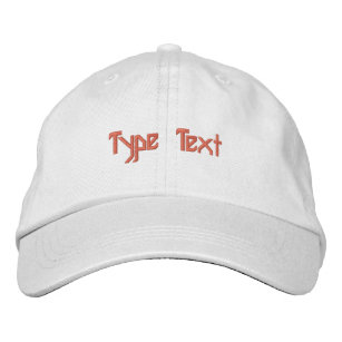 Type Text dashing stunning handsome hunk-Hat Embroidered Hat