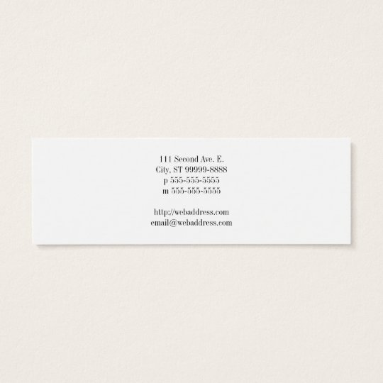 Type Writing Machine Patent Illustration Cyan Mini Business Card