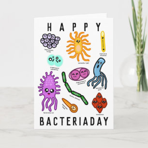 Types Of Bacteria Card