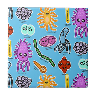 Types Of Bacteria Tile