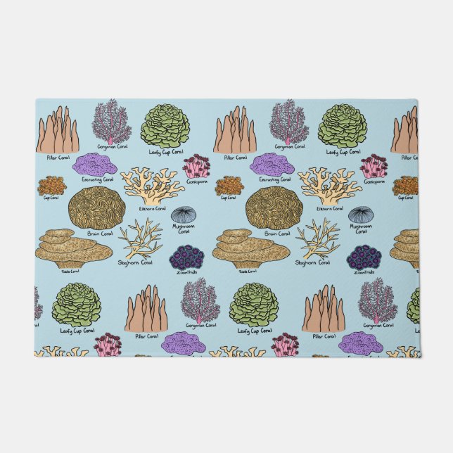 Types Of Coral Doormat (Front)
