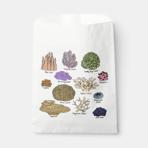 Types Of Coral Favour Bags
