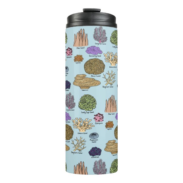 Types Of Coral Thermal Tumbler (Front)
