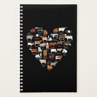 Types Of Cows - Cows Heart Gift Planner