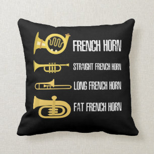 Types Of French Horn Player Brass Player Musician Cushion