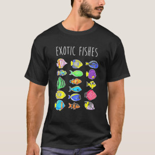Types Of Freshwater Fish Sorts Species Fishing T-Shirt