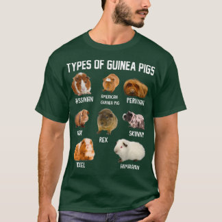 Types Of Guinea Pigs Outfit For Guinea Pig Owner L T-Shirt