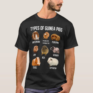 Types Of Guinea Pigs Outfit For Guinea Pig Owner T-Shirt
