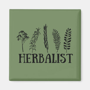 Types of herbals herbalist magnet