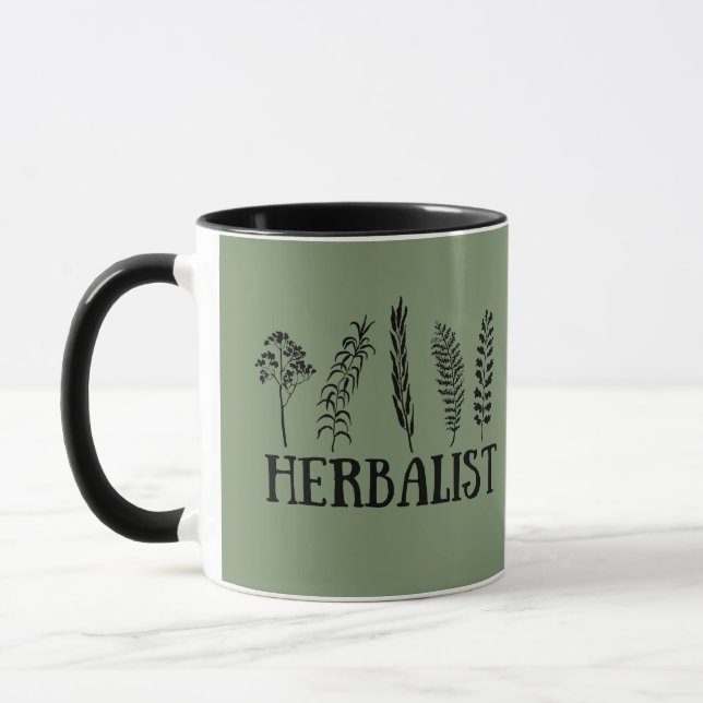Types of herbals herbalist mug (Left)