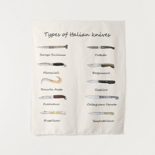  Types of Italian Knives – Illustrated Tapestry
