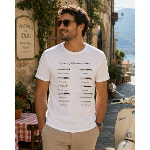 Types of Italian Knives T-Shirt