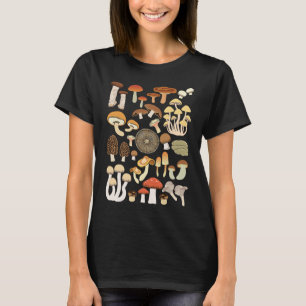 Types of mushroom collector mushroom whisperer det T-Shirt