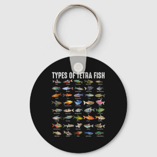 Types Of Tetra Fish - Tetras Aquarium Fish Species Key Ring