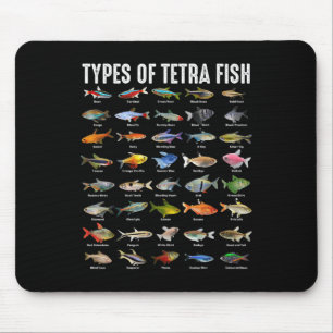 Types Of Tetra Fish - Tetras Aquarium Fish Species Mouse Mat