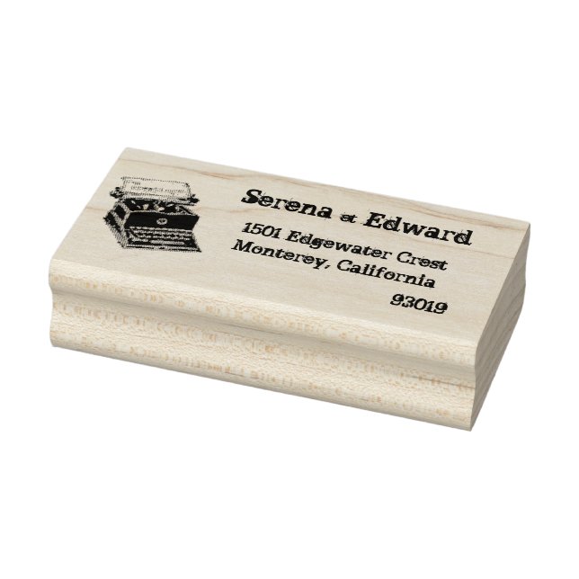 Typewriter Address Stamp (Stamp)